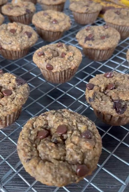 Javamelts French Vanilla Banana Protein Chocolate Chip Muffins &ndash; JAVAMELTS