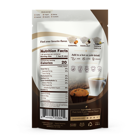 Mocha Flavored Sugar - 1.5lb Resealable Pouch Bag