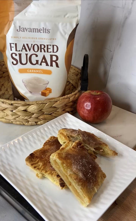 Javamelts Caramel Apple Puff Pastry Tarts