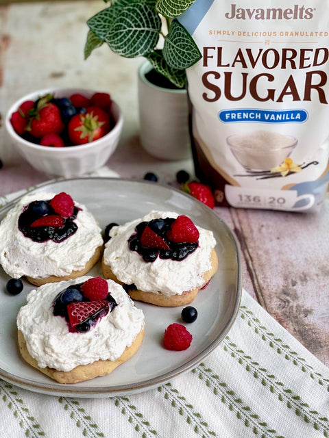 Javamelts French Vanilla Berry Chantilly Cookies