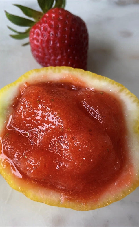 Javamelts French Vanilla Strawberry Lemon Sorbet