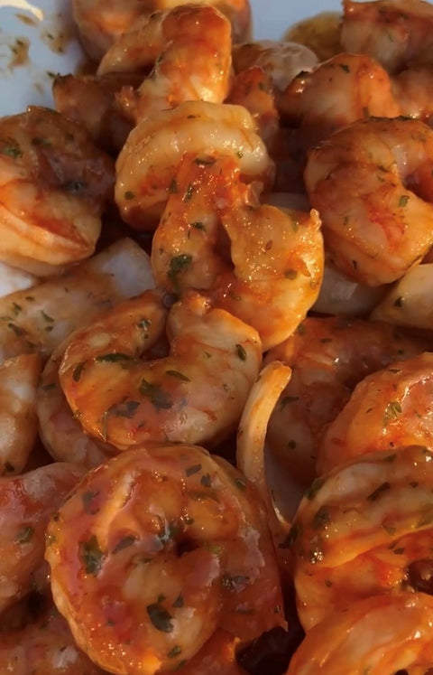 Javamelts Sweet, Savory and Spicy Grilled Shrimp