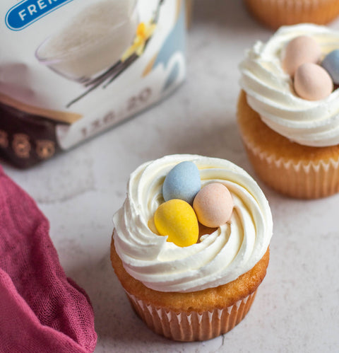 Javamelts Bird's Nest Cupcakes