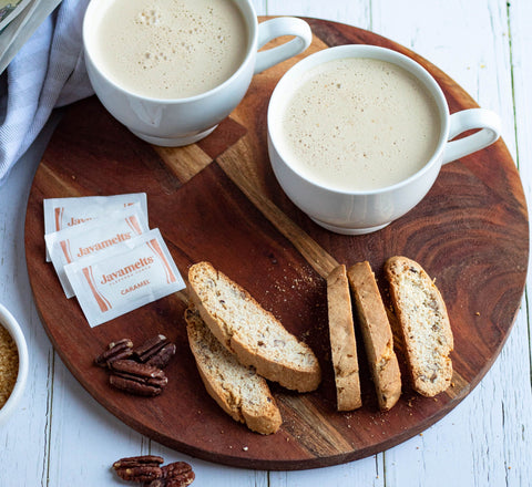 Javamelts Caramel Pecan Biscotti