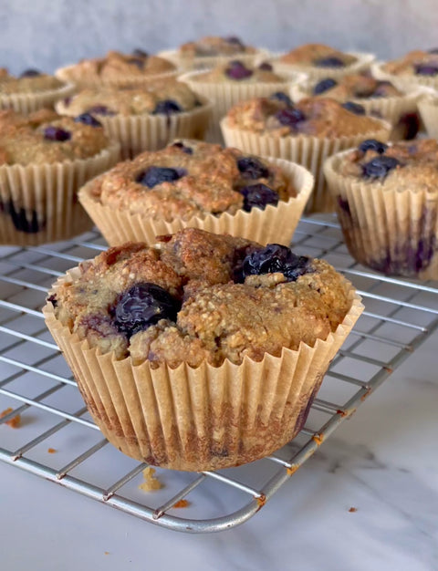 Javamelts Caramel Blueberry Muffins