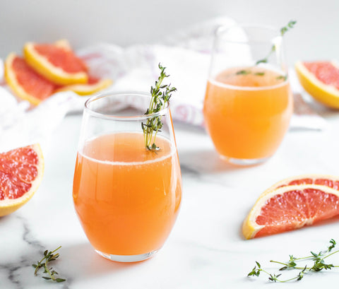 Javamelts Grapefruit and Thyme Sparkler