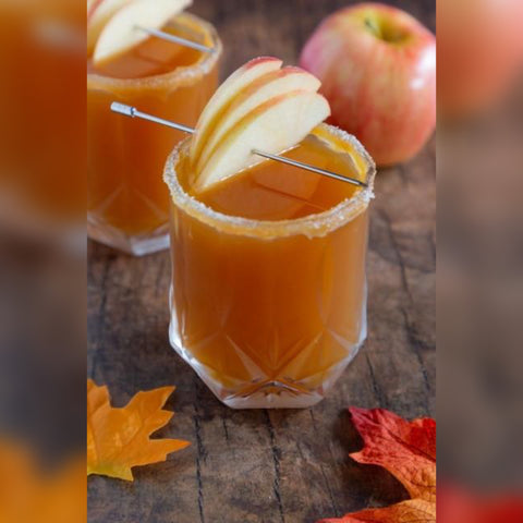 Spiced and/or Spiked Apple Cider with Javamelts Flavored Sugar