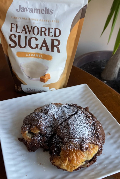 Javamelts Caramel, Hazelnut, Mocha or French Vanilla Brownie Croissants