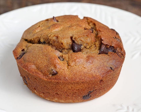 Javamelts Hazelnut Pumpkin Chocolate Chip Muffins