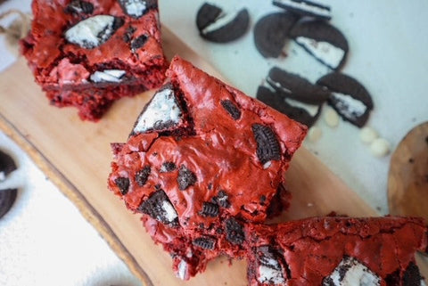 Javamelts Red Velvet Brownies