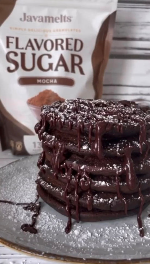 Chocolate Pancakes!   What flavor would you choose?  Our Viral Post!