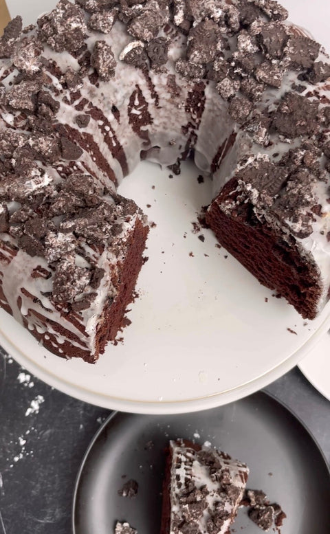 Javamelts Mocha Oreo Bundt Cake