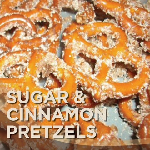 Javamelts Flavored Sugar and Cinnamon Pretzels