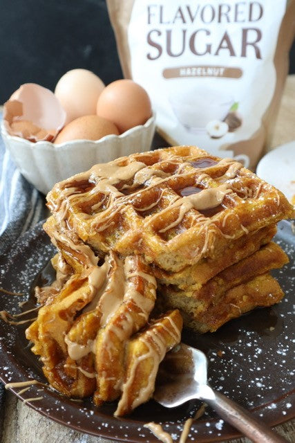 Javamelts Pumpkin Hazelnut Waffles