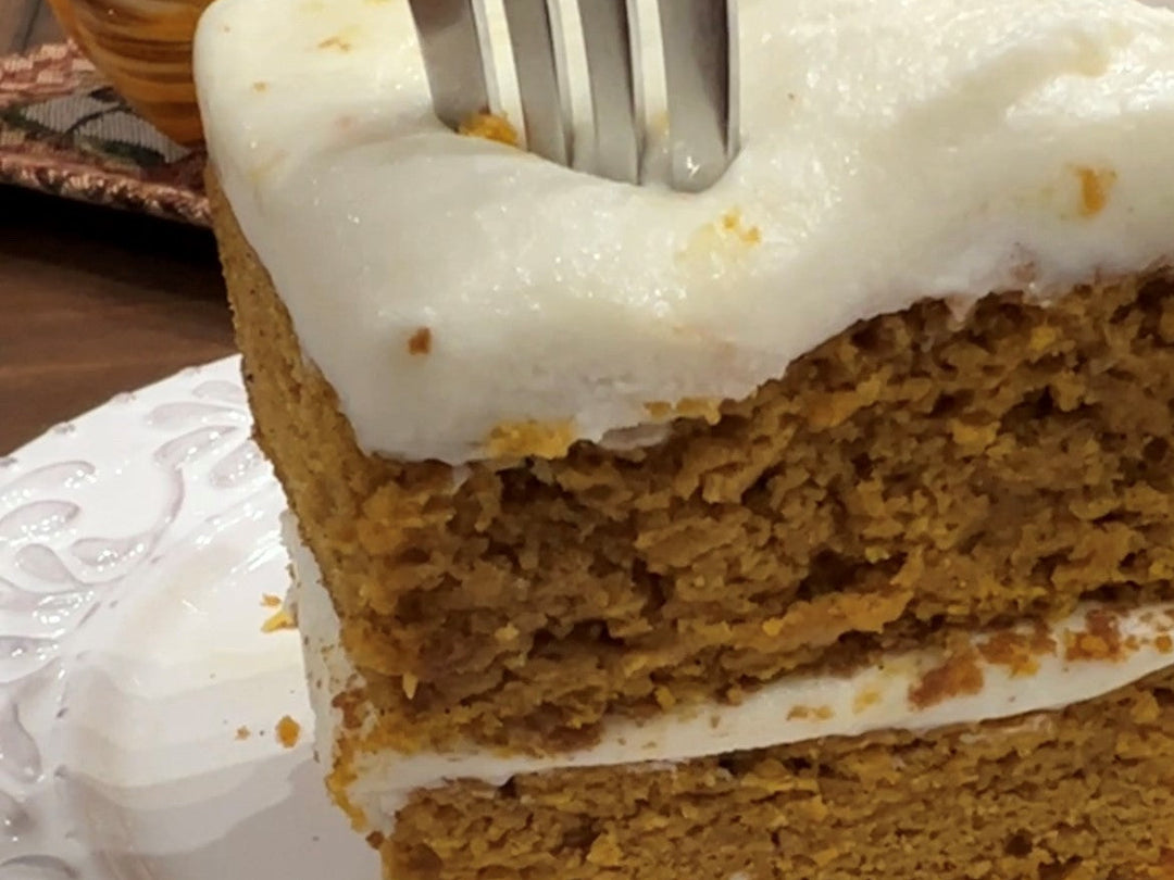 Cake Recipe Java Javamelts Spiced Pumpkin Cake with French Vanilla Cream Cheese Frostin ...