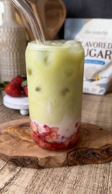 Javamelts French Vanilla Strawberry Matcha