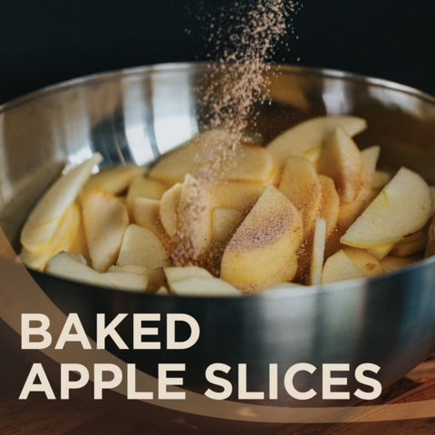 Delicious Baked Apple Slices with Javamelts Flavored Sugar